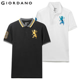 Giordano Men Polo Shirt Pack Of 2 Embroidered Pattern Fashion Polo Men Stretchy Short Sleeve Polos Para Hombre Brand Summer Tops