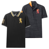 Giordano Men Polo Shirt Pack Of 2 Embroidered Pattern Fashion Polo Men Stretchy Short Sleeve Polos Para Hombre Brand Summer Tops