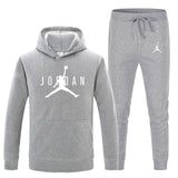 23 Print Autumn winter Hot Sale Men's Sets Hoodie+pants 2 Pieces Sets Casual Tracksuit Male Sportswear Gyms Fitness Sweatpants