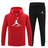 23 Print Autumn winter Hot Sale Men's Sets Hoodie+pants 2 Pieces Sets Casual Tracksuit Male Sportswear Gyms Fitness Sweatpants