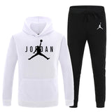 23 Print Autumn winter Hot Sale Men's Sets Hoodie+pants 2 Pieces Sets Casual Tracksuit Male Sportswear Gyms Fitness Sweatpants