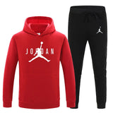 23 Print Autumn winter Hot Sale Men's Sets Hoodie+pants 2 Pieces Sets Casual Tracksuit Male Sportswear Gyms Fitness Sweatpants